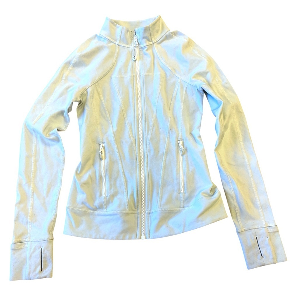 Ivivva Lululemon Light Blue Zip Up Jacket Sz 10